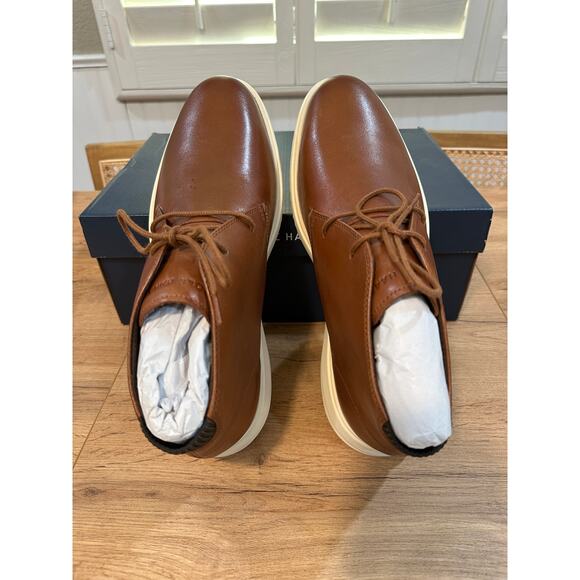 Cole Haan Men's Grand+Chukka Boots British Tan Leather Size 11.5 NIB Lightweight - Picture 11 of 14